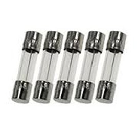 Pack of 5, T1.25AL250V, T1.25A 250V, T1.25L250V Cartridge Glass Fuses 5X20mm (3/16 inch x 3/4 inch), 1.25A 250V, Slow Blow (Time Delay)