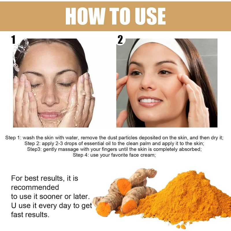 Turmeric Serum, Dark Spot Correcting Serum, Hyperpigmentation Treatment, Dark Spot