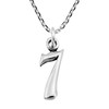 AeraVida Trendy July Birth Month Number '7' Birthday Gift Pendant