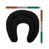 Linseed Neck Pillow with Chambers, Black, Linseed Cushion, Neck Pillow,