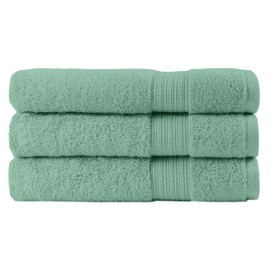 Ashley Mills Bath Towels Set of 3 - Super Soft Cotton Towels for Bathroom | Quick Dry Bathroom Towels, Highly Absorbent Spa Hotel Towels for Bathroom | Bath Towels 600 GSM 27x54 (Sea Green)