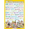 Multilinguales LernPOSTER "Willkommen": (in 35 Sprachen)