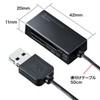 Sanwa Supply USB 2.0 Card Reader ADR-MSDU3BKN