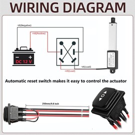 AWINLI Mini Linear Actuator 12V 4 Inch Stroke,60N/13.4Lbs,Speed 15mm/s Mini Waterproof Sports Actuator Small 12V with Mounting Bracket for Cabinets,Window Openers,Robots(100mm）