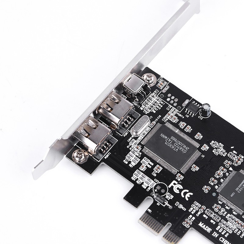 PCI-E PCI Express FireWire 1394a IEEE 1394 Controller Card with