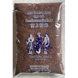 Three ladies Brand Red Cargo Rice 5 Lbs ( 1 Pack)
