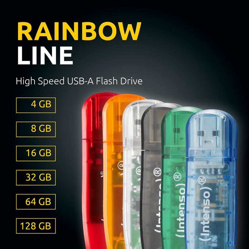 Intenso Rainbow Line USB Flash Drive