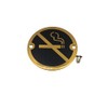 Bary No Smoking Sign Polished Brass