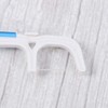 2 Pieces of Replaceable Blue Dental Floss Handles with Built-in