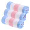 SUPVOX 3Pcs Cotton Face Towels for Soft and Absorbent Bath
