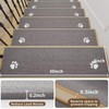 YDKGL Stair Treads Non Slip Indoor 15PCS, Rubber Backing Stair