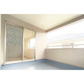 Screen Door Blindfold Sheet SDM-03, Leaf Pattern, 35.4 x 35.4 inches (90 x 90 cm)