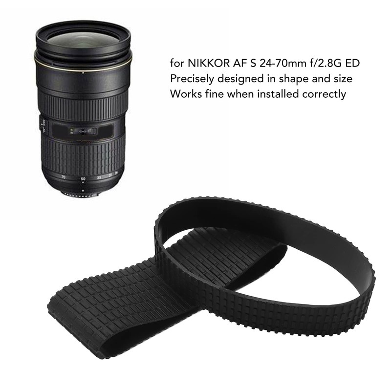 Lens Rubber Ring, 2pcs Zoom Grip Rubber Ring Replacement Camera