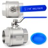 ERGAOBOY 1 Piece 1/4 Inch BSP Internal Thread High Performance