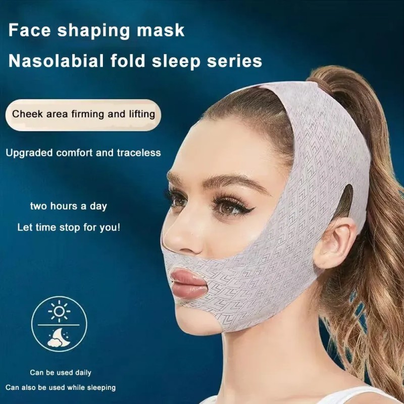 Mascarilla Reafirmante Facial Reutilizable Con Vendaje AdeLG