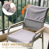 4Pcs Dining Chair Back Covers Elastic Polyester Chair Back Protective