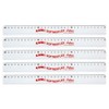 KUM AZ902.02.16-T - Ruler 30 cm Left Handed Clear Flexible