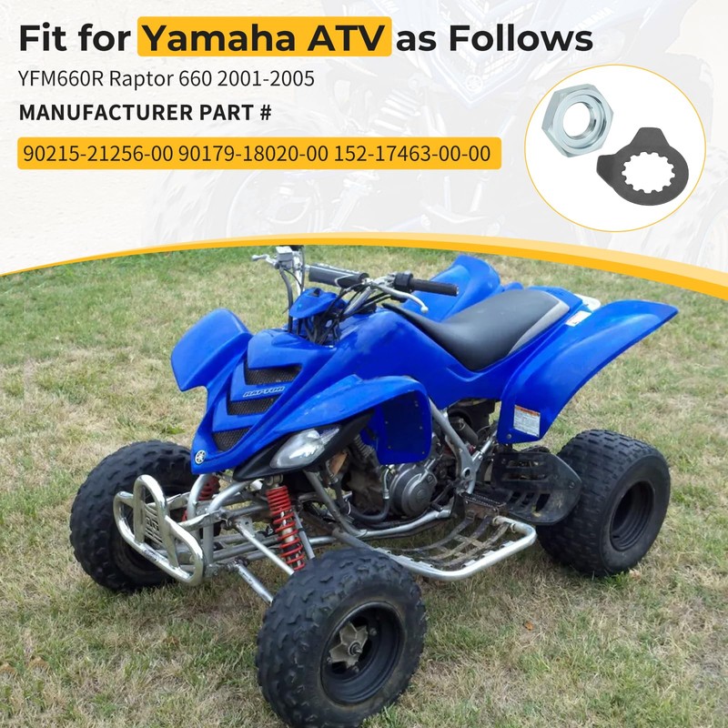 M MATI Front Sprocket Countershaft Nut Washer for Yamaha Raptor