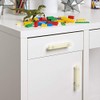 Set of 2 Build-On Brick Drawer Pulls (Glow-in-The-Dark)