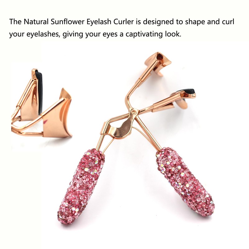 Bestbling Bling Rhinestone Eyelash Curler - Designed for Stunning, Curled