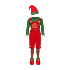 SM SunniMix Christmas Costume Fancy Dress Adults Elf Outfits for Carnival Role Playing Xmas, for Men XL
