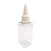 JQ White cosmetic container, travel pointed cap, 50ml travel empty bottle, oil container / 화이트 화장품용기 여행 뾰족캡 50ml 여행용공병 오일용기