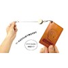 Elephant Genuine Leather Pass Case Leather Story Pass Card Holder