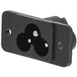 CABLEPELADO Power Plug IEC-320-C6 Male Black