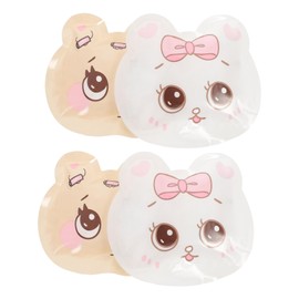 Healeved 4pcs Mini Cartoon Cooling Packs for Food and Drinks Fun Animal Ice Pouches for Outdoor Picnics and Home Use Lightweight and Compact Design for Easy Carrying