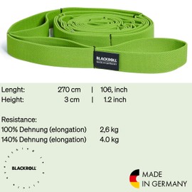 BLACKROLL - Banda de Ejercicio Unisex, Color Verde, Talla única