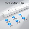 GHome Smart Power Strip, WiFi Surge Protector with 6 Individually