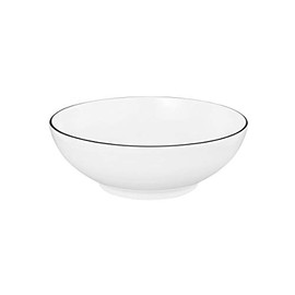 Seltmann Weiden Lido Black Line Dessert Bowl Round, Black