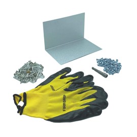 Eagle 1 Shingle Step Flashing- Heavy Duty 26 Gauge Shingle Roof Flashing - 5"x5"x8" Long (25, Galvalume)