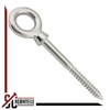 Eye bolt with wood thread, 8 x 80 mm, 1