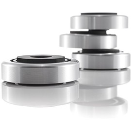 Hifi Lab Aluminium Feet 40 x 12 Device Feet Aluminium Audio Absorber Silver Feet Elegant 4X