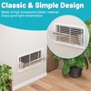 Chiligent 4 Pack Transparent Adjustable Air Vent Deflector, Magnetic Heat