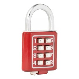 Lock Candado Digital Corto 40 Mm Rojo C27r40 Lock