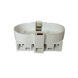 EZ-FIT 2G11 Lamp holder Vertical Snap-In 4 Pin CFL Compact Fluorescent Socket PBT