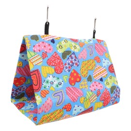 Bird Hanging Tent, Colorful Comfortable Parrot House Cockatiel Bed Hideout for Pet Cage (25 * 15 * 18CM)