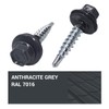 Marcopol Pack of 50 Metal Roofing Screws 4.8 x 35