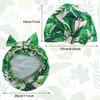 Shower Cap - Women Bowknot Bath Cap Double Layer Large