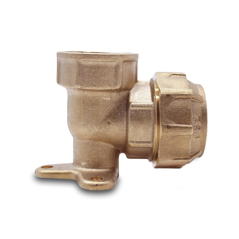 DOJA Barcelona Polyethylene Wall Elbow PE Compression 20 x 1/2