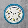 Herzberg, HG03718-BLU, Bird Singing Blue, Singing Clock, Soothing Melodies, Diverse
