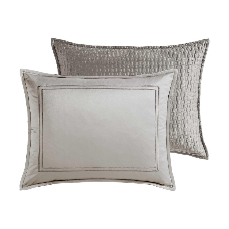 Riverbrook Home Kendall Comforter Set, Queen, Silver/Gray, 7 Piece Set