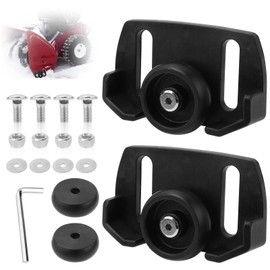 17pcs Universal Roller Skid Snow Thrower Shoes Kit, Durable Snowblower Skid Shoes Replacement Parts Snow Blower Skid Shoes with Wheels Easy To Use Practical Accessories