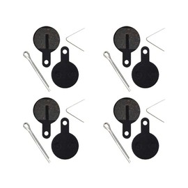 XYT WORLD 4 Pairs Organic Bicycle Bike Disc Brake Pads for TEKTRO HD-C500 Lyra Lyra IOX Novela 2011