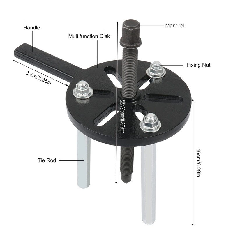 WUSILILU 21 in 1 Steel Bearing Disassembly Puller,Inner Hole Puller