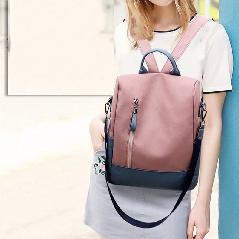 Backpack Large Capacity Stylish Bookbag Casual Travel Backpcak with Adjustable