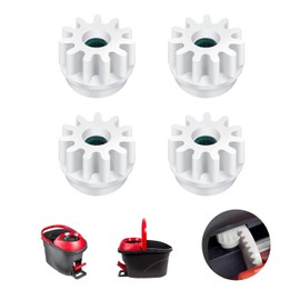 4Pcs Spin Mop Replacement Parts, Spin Mop Bucket Clutch Bearing Replacement Gear Mop Pedal Repair Broom Spin Replacement for O-Cedar, Vileda and More Rotation Mop