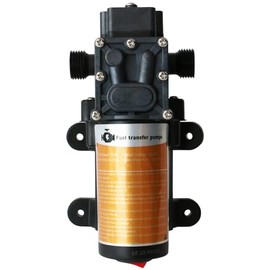 12V Electric Gasoline Transfer Pump,75W Fuel Transfer Pump Moves Up to 110 Gallons of Gas Per Hour (12V-75W)